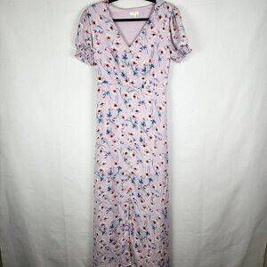 Charming Charlie Floral Maxi Dress Small fairy fairycore cottagecore‎ peasant
